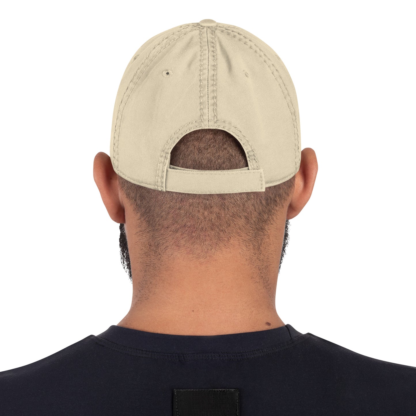 Bari Pride and Proud Distressed Dad Hat- Khaki