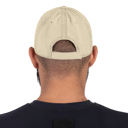 Bari Pride and Proud Distressed Dad Hat- Khaki