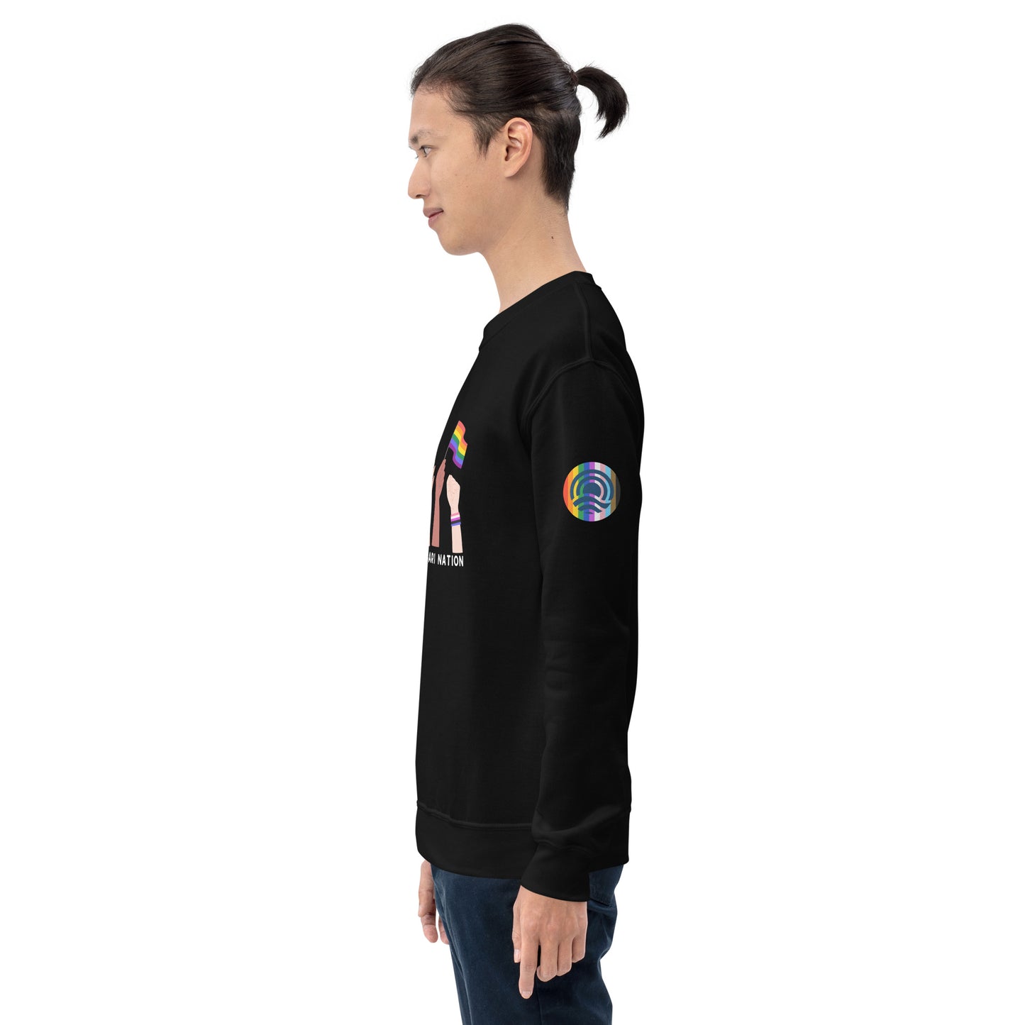 Unisex Raise Your Hands Pride Sweatshirt (Darker Colors)
