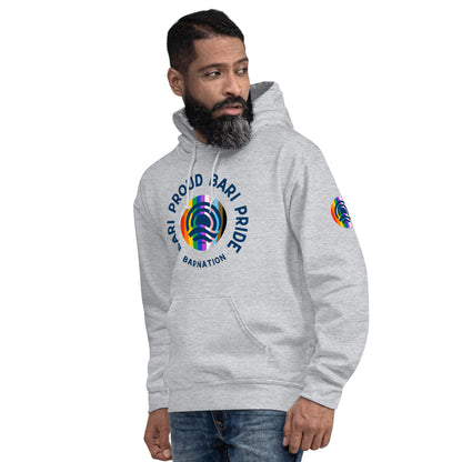 Unisex Bari Pride and Proud Hoodie (Light Colors)