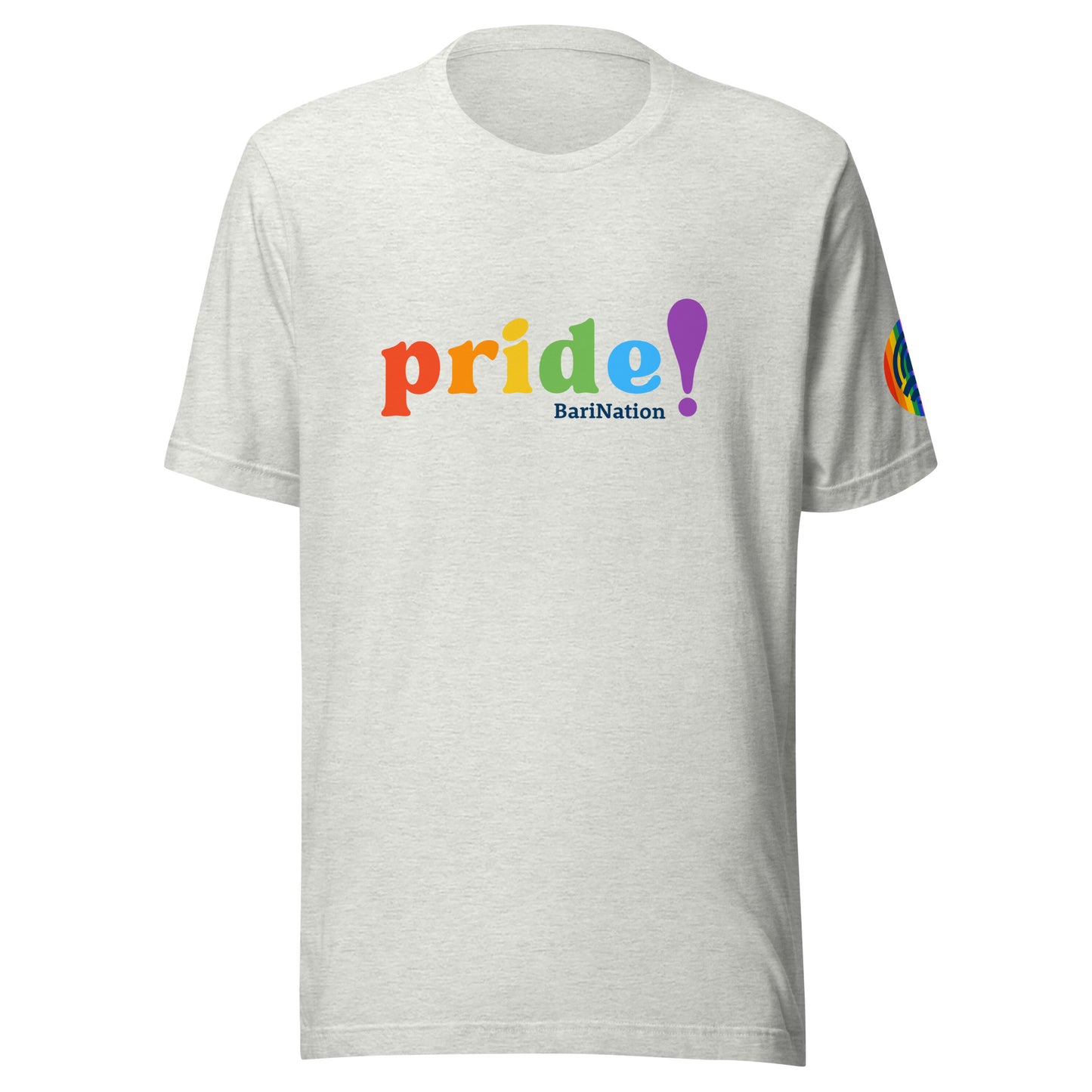 Unisex Pride Block Letter T-Shirt (Lighter Colors)