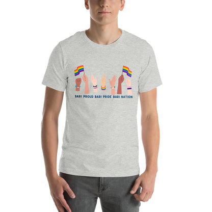 Unisex Raise Your Hands Pride T-Shirt (Lighter Colors)