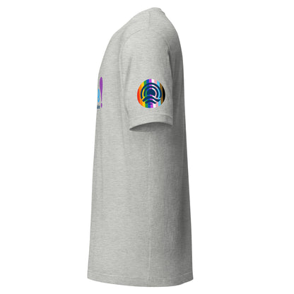Unisex Pride Block Letter T-Shirt (Lighter Colors)