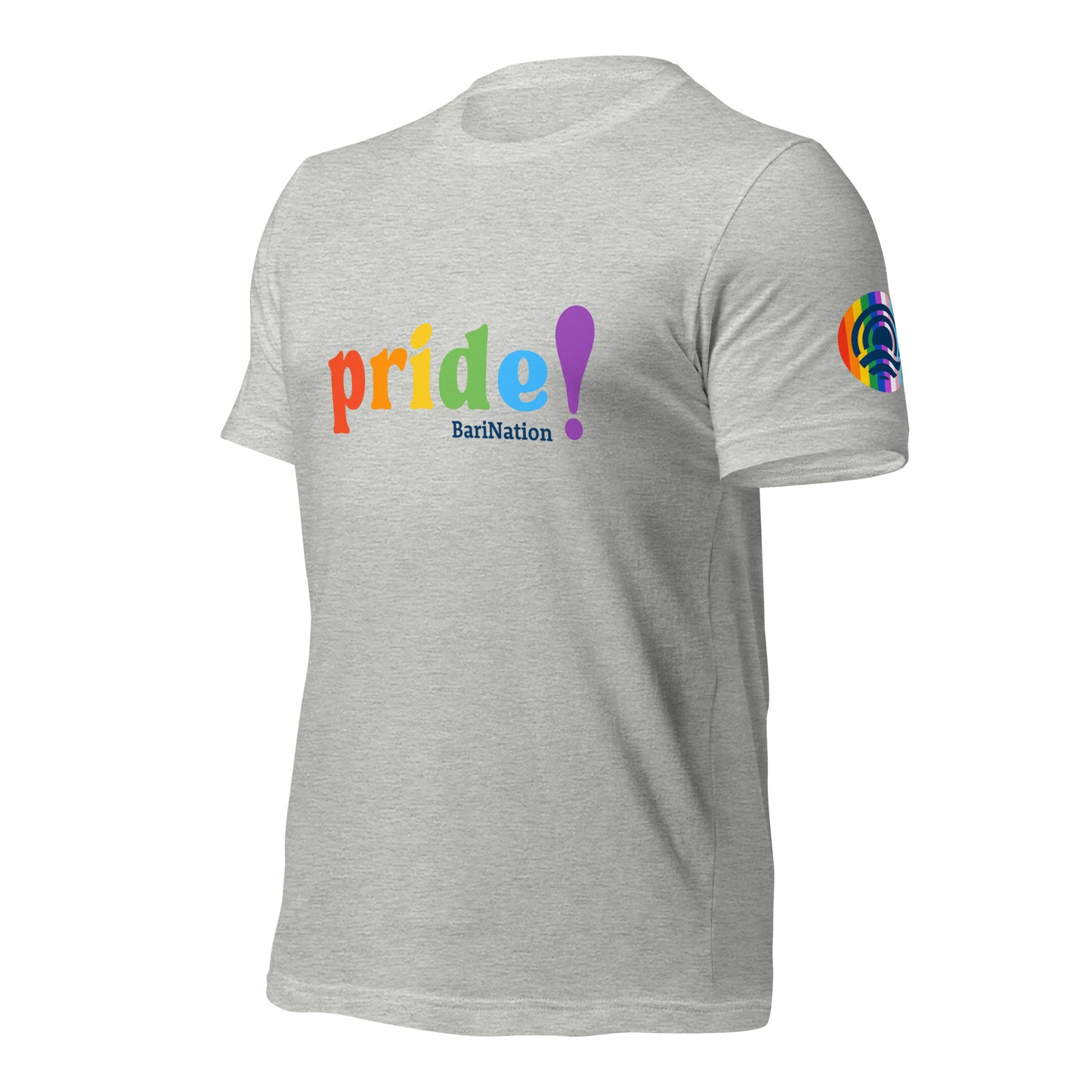 Unisex Pride Block Letter T-Shirt (Lighter Colors)
