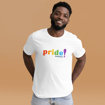 Unisex Pride Block Letter T-Shirt (Lighter Colors)