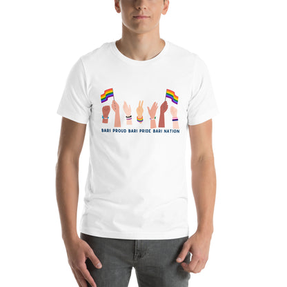 Unisex Raise Your Hands Pride T-Shirt (Lighter Colors)