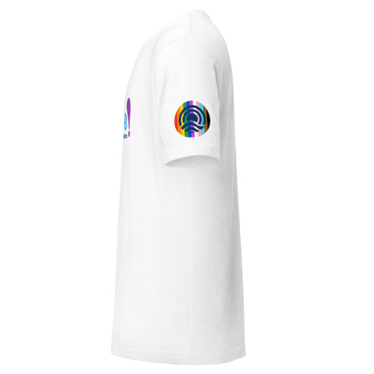 Unisex Pride Block Letter T-Shirt (Lighter Colors)